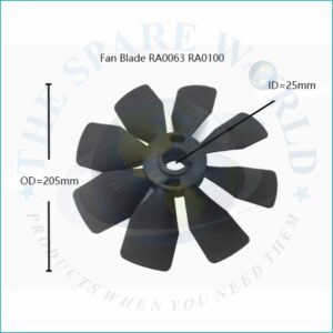 Cooling Fan For Busch RA 0063-0100F